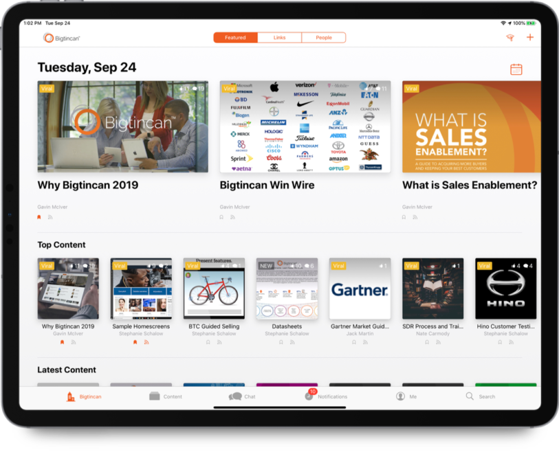 Sales enablement platform for field services