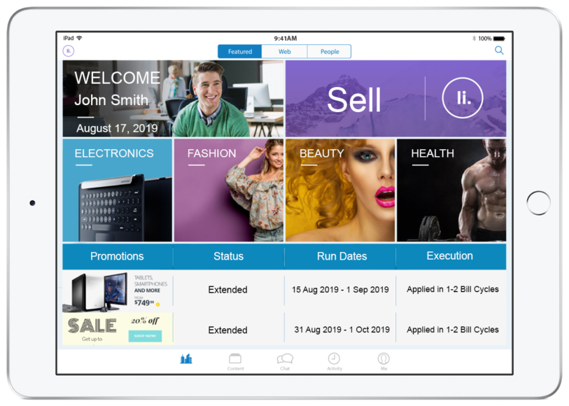 Retail enablement platform example